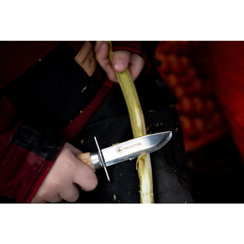 Brusletto Scoutkniv Rundad Spets Grön – barnkniv