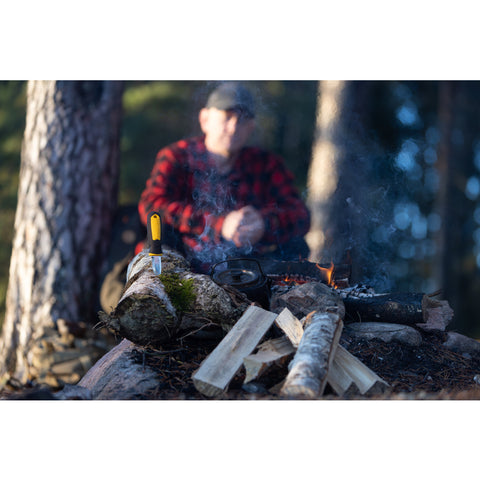 Brusletto Kongla Svart/Gul – friluftskniv