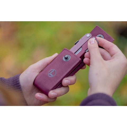 Leatherman Rebar Standard Heathered Cranberry – multiverktyg