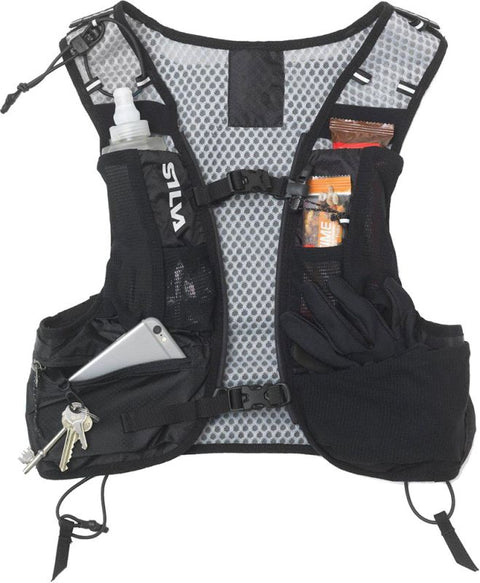 Silva Strive 5L Vest Black + Soft Flask 500ml – mjukflaska