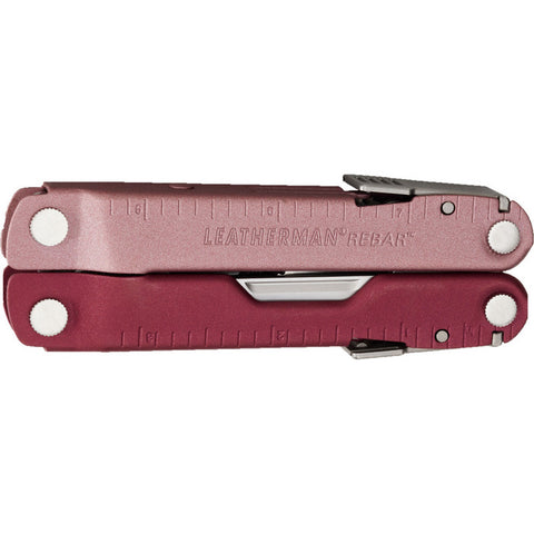 Leatherman Rebar Standard Heathered Cranberry – multiverktyg