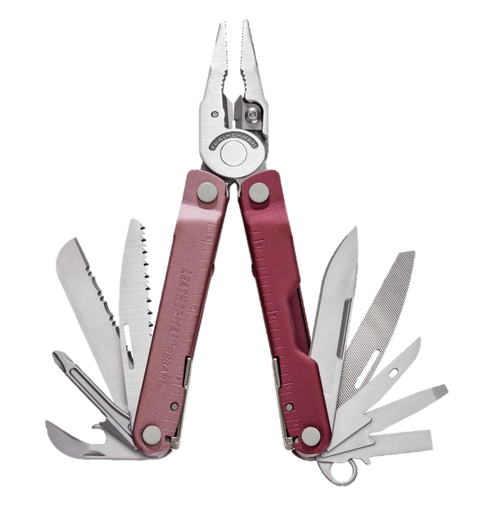 Leatherman Rebar Standard Heathered Cranberry – multiverktyg