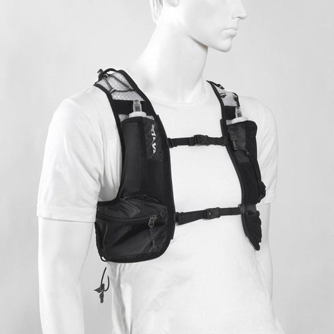 Strive 5L Vest Black + Soft Flask 500ml
