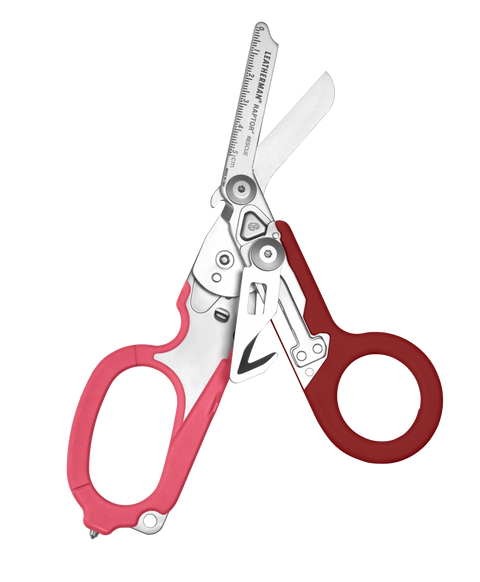 Leatherman Raptor Rescue Raspberry Rose – räddningssax