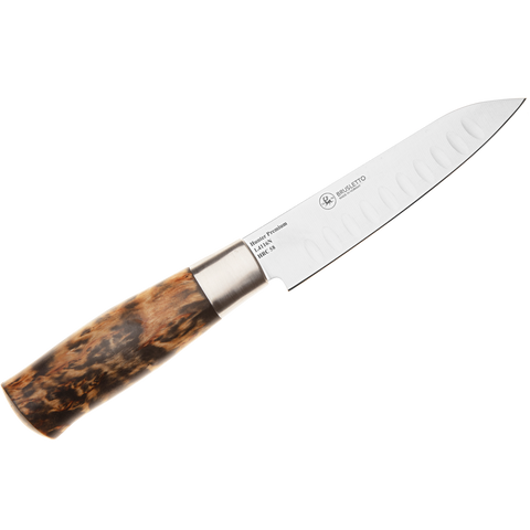 Brusletto Hunter Premium Chef – grönsakskniv 13,5 cm med luftspår